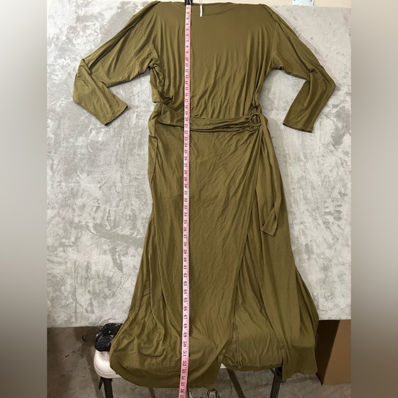Free people alyssa long sleeve wrap maxi dress - Picture 5 of 12